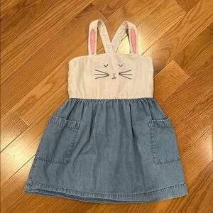 Hanna Andersson Bunny Denim Dress